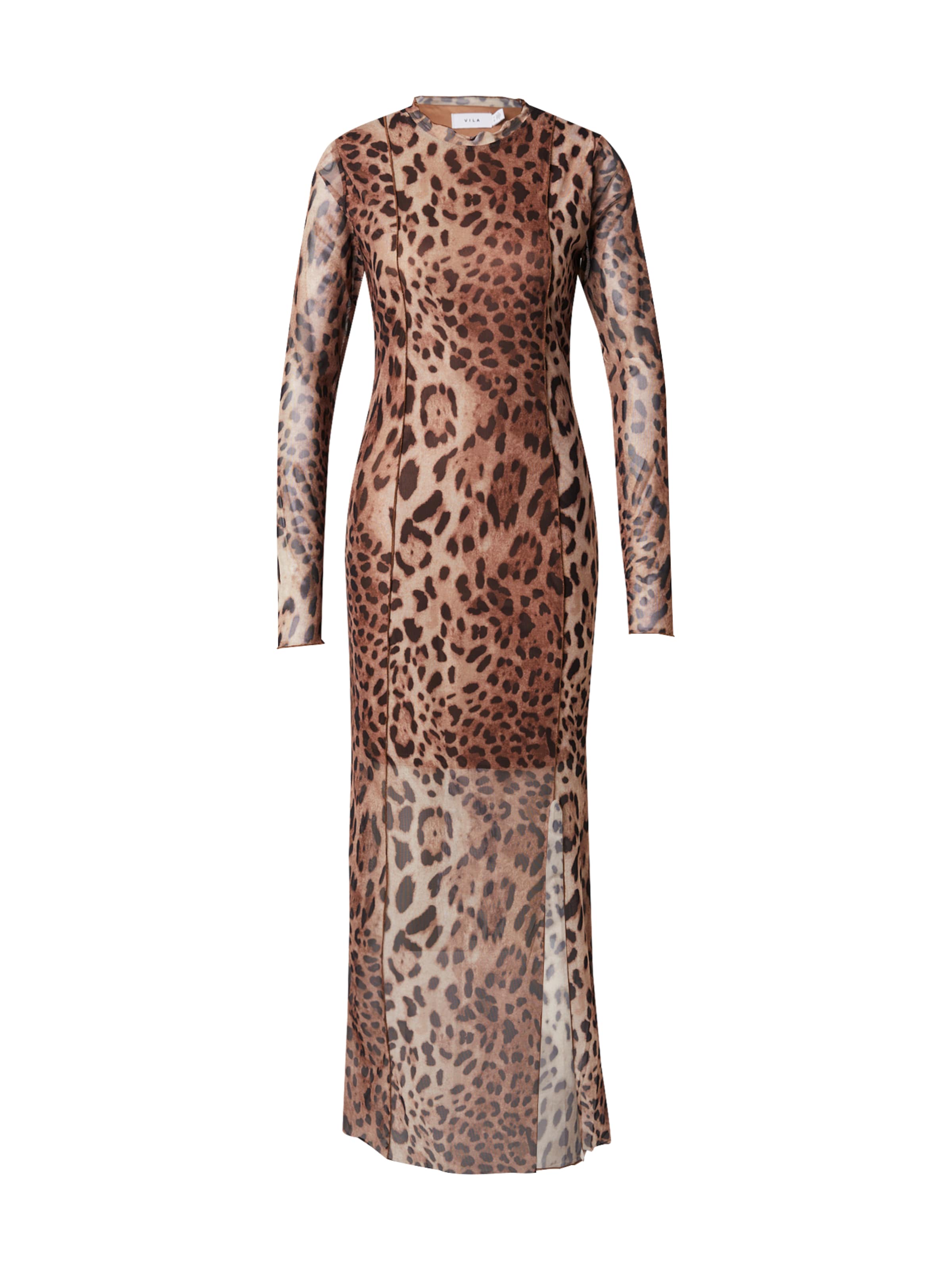 VILA Šaty 'Ninna' - Hnedá: predná strana