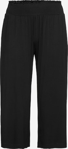 Wide Leg Pantalon SHEEGO en noir : devant