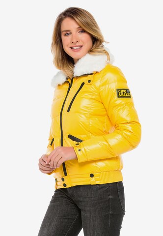 CIPO & BAXX Winter Jacket 'Spark' in Yellow