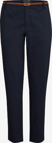 Coupe slim Pantalon chino 'Days cigaret' b.young en bleu : devant