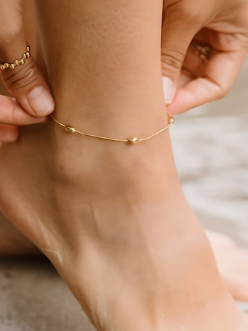 hiBALI Fußschmuck 'Dots Anklet'‌‌‌‌‌‌‌‌ in Gold