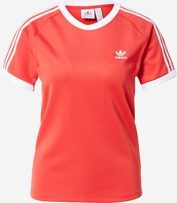 ADIDAS ORIGINALS Shirt 'Adicolor Classics  3-Stripes' in Rood: voorkant