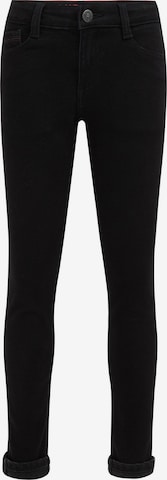 WE Fashion Slim fit Jeans in Black: front