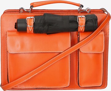 Gave Lux Document Bag in Orange: front