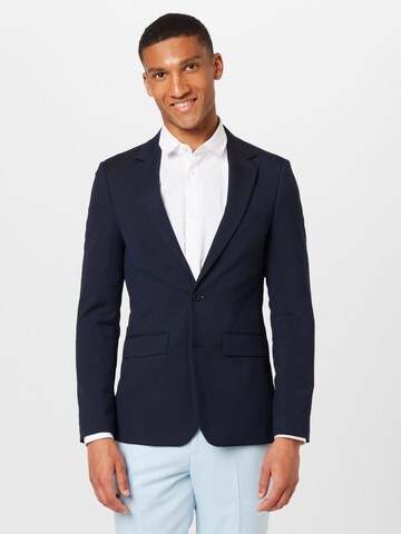BURTON MENSWEAR LONDON Slim Fit Sakko in Blau: Vorderseite