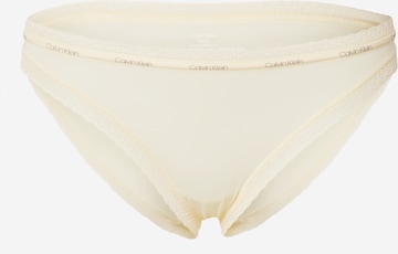 Slip de la Calvin Klein Underwear pe galben: față