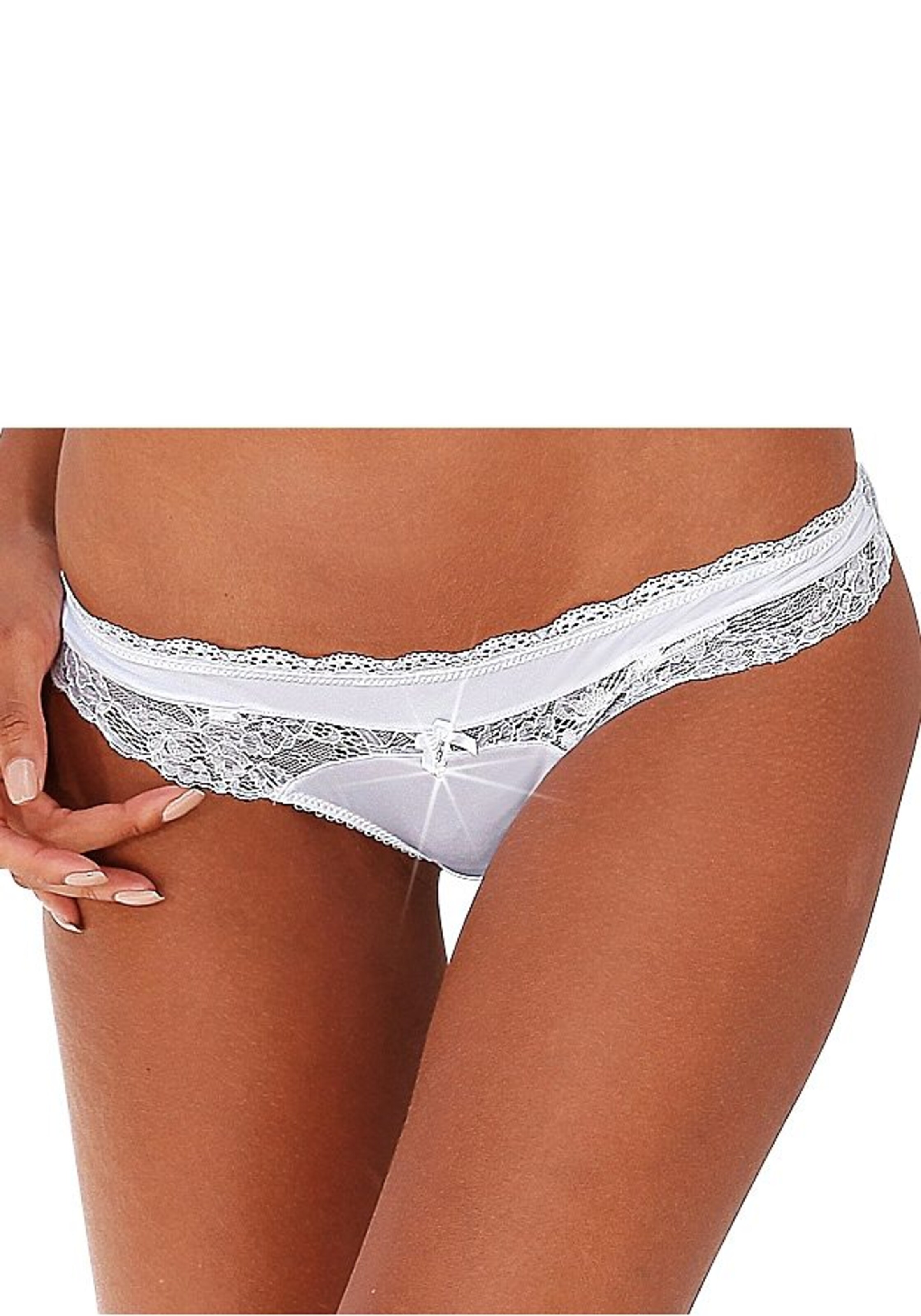 LASCANA Stringit värissä valkoinen