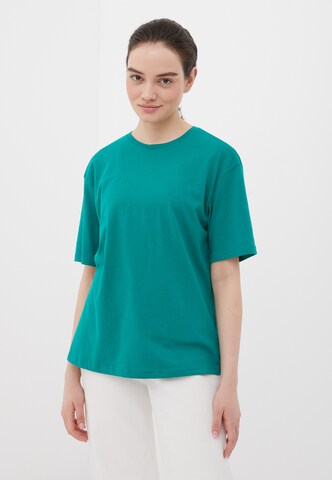 Finn Flare Shirt 'Basic' in Blau: Vorderseite