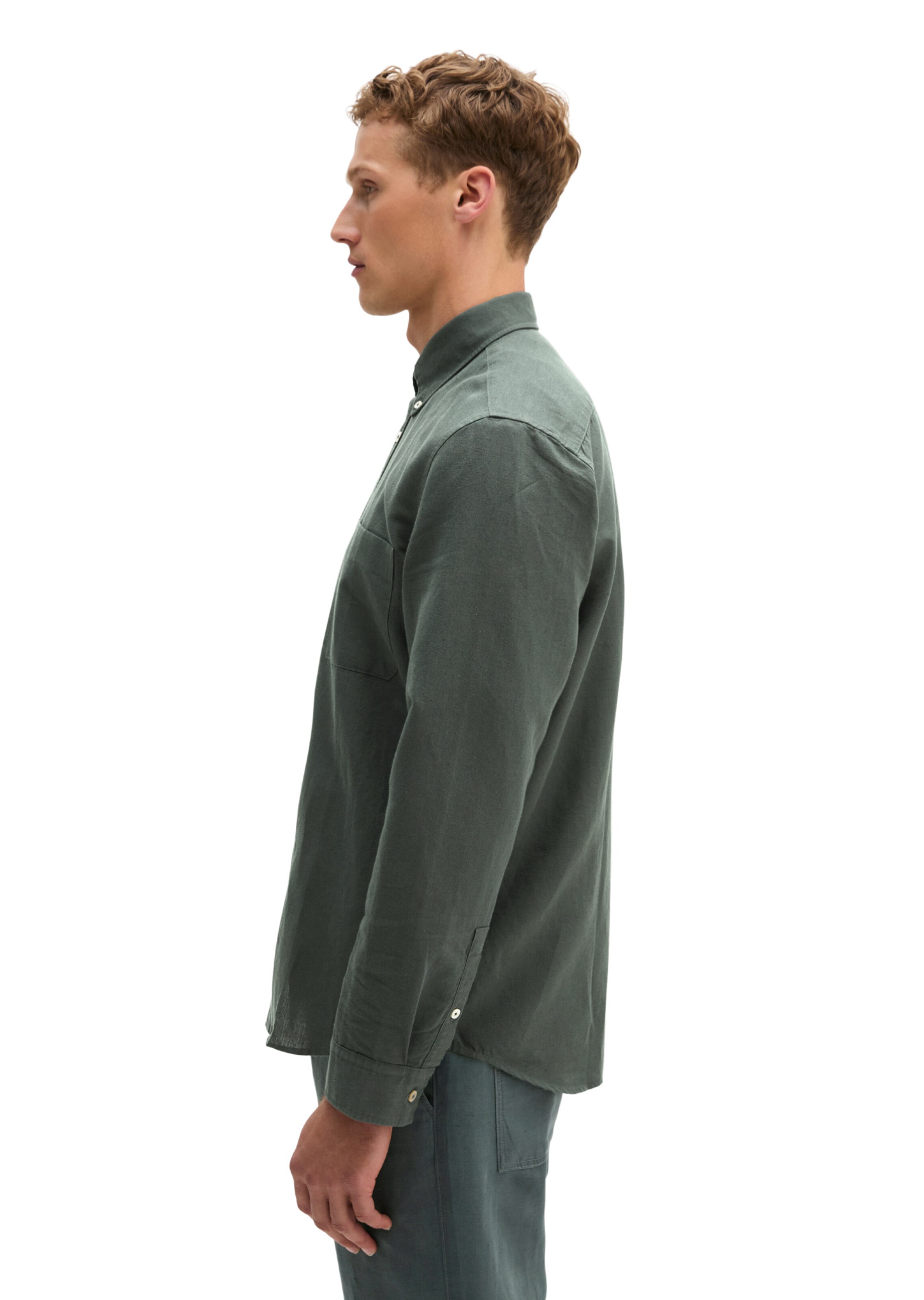 Marc O'Polo Regular Fit Hemd in Grau