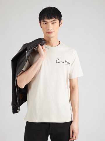 balta Calvin Klein Jeans Marškinėliai '30S'