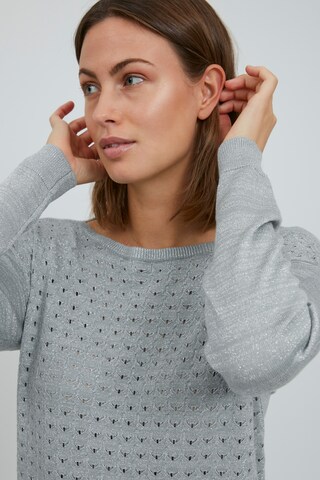 Fransa Sweater 'Dechimmer' in Grey