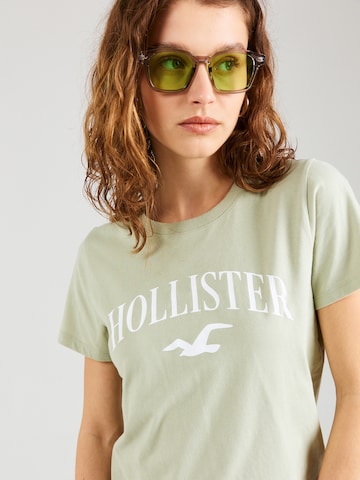 HOLLISTER Majica | zelena barva