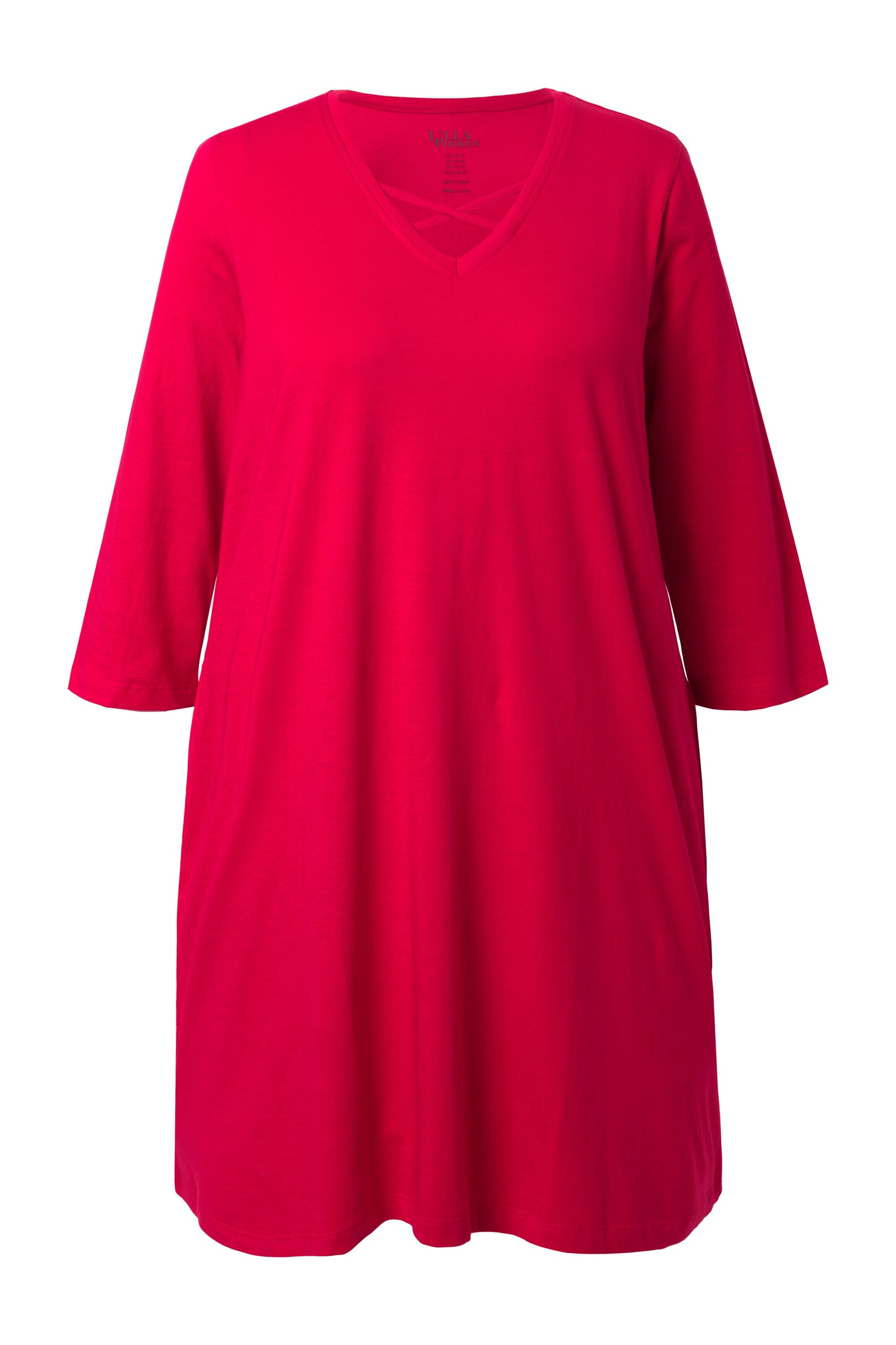 Ulla Popken Shirt in Rood: voorkant