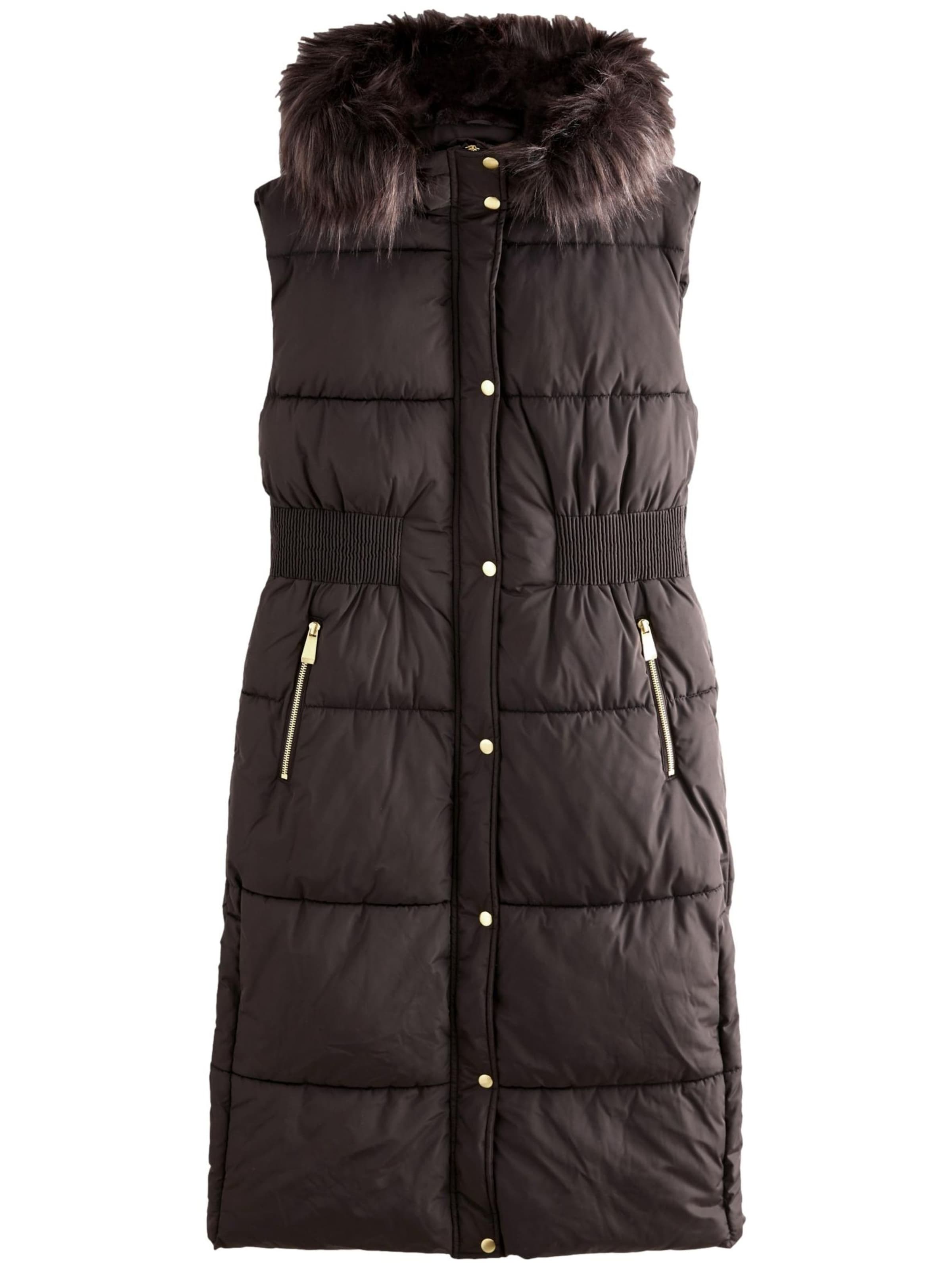 Next Vest in Brown: front