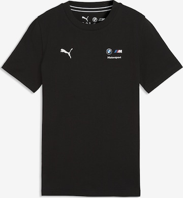 PUMA Functioneel shirt 'BMW M Motorsport Essentials' in Zwart: voorkant