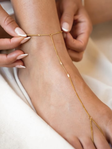 Hey Happiness Voetsieraden 'Starburst Toe Chain' in Goud