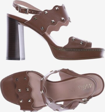 Marc Cain Sandals & High-Heeled Sandals in 39 in Brown: front
