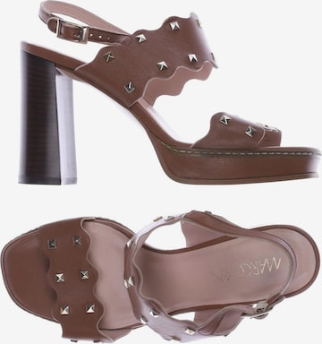 Marc Cain Sandals & High-Heeled Sandals in 39 in Brown: front