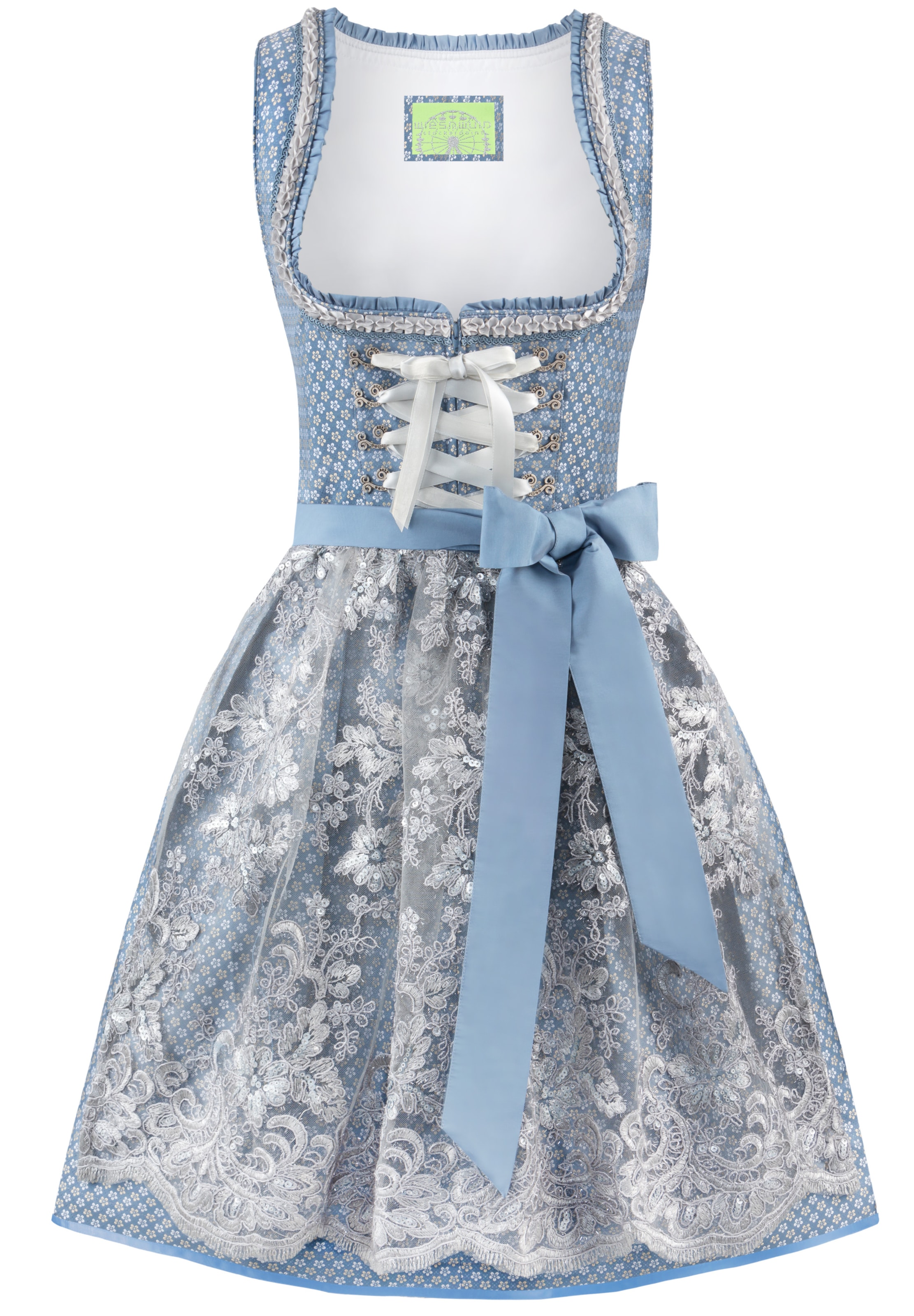 STOCKERPOINT Dirndl in Blau: Vorderseite