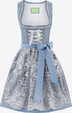 STOCKERPOINT Dirndl in Blauw: voorkant