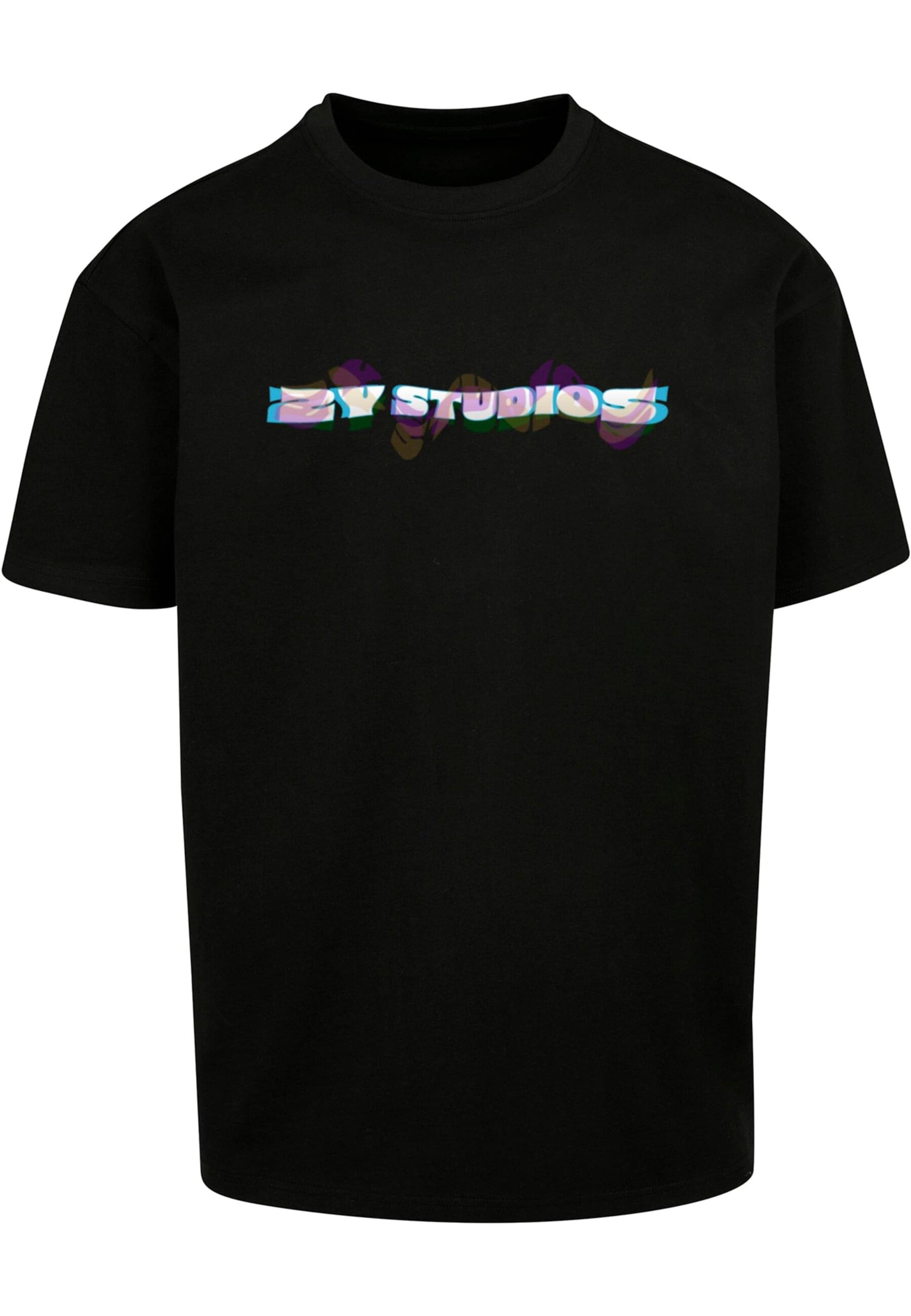 2Y Premium Shirt 'WAVY' in Black: front
