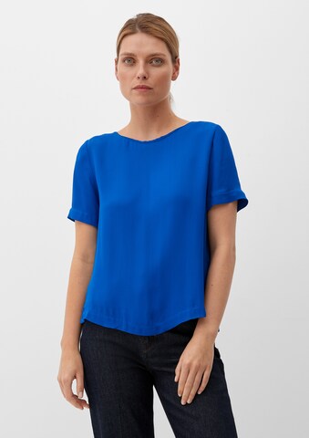 s.Oliver BLACK LABEL - Blusa em azul: frente