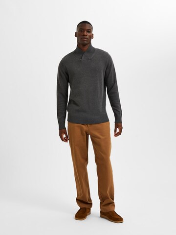 SELECTED Sweater 'HANS' in Grey