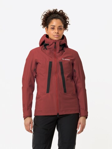 VAUDE Outdoorjacke 'Monviso' in Rot: Vorderseite