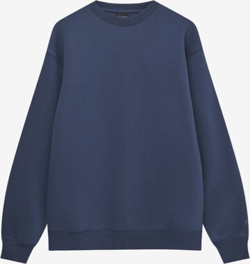 Pull&Bear Sweatshirt in Blue: front