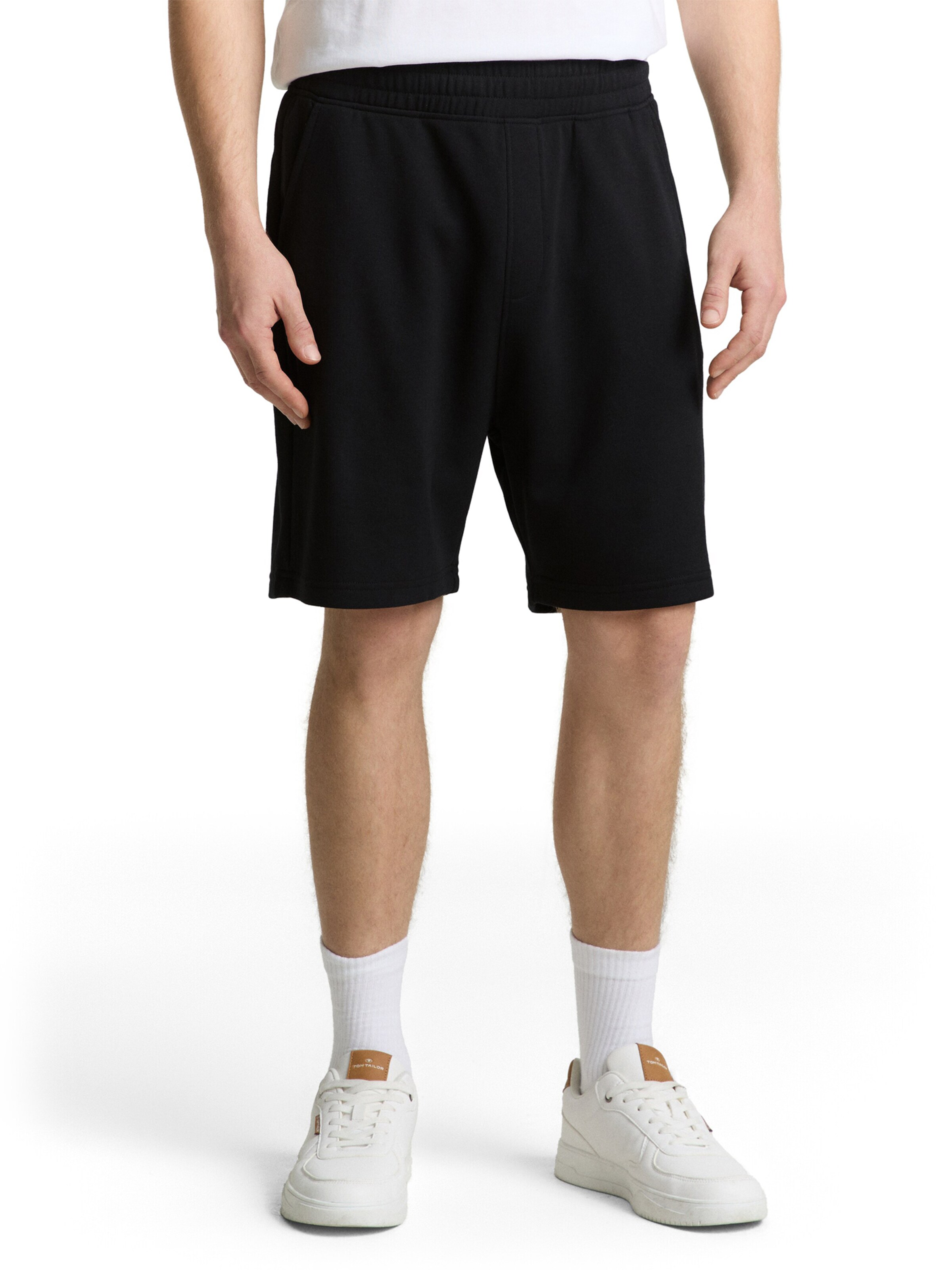 TOM TAILOR DENIM Loose fit Pants in Black: front