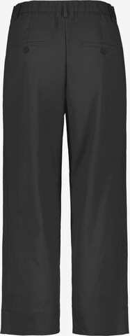 GERRY WEBER Wide leg Pleat-Front Pants in Black