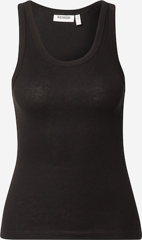 Top de la WEEKDAY pe negru: față