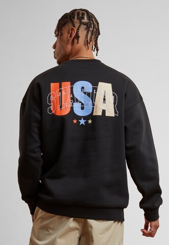 Starter Black Label - Sweatshirt 'USA' em preto: frente