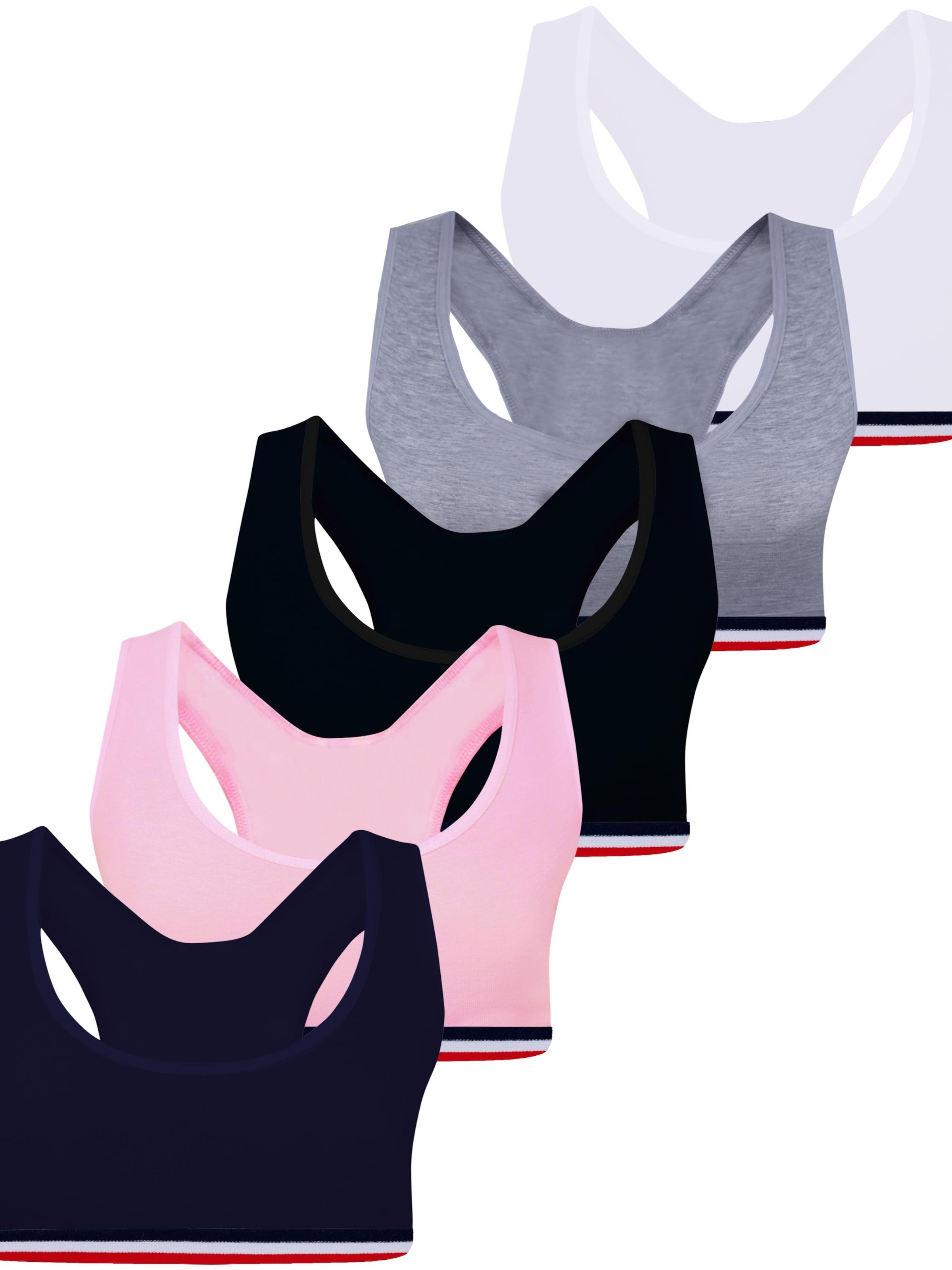 Maglietta intima 'Mädchen Bustier Fionaa' di LOREZA in colori misti: frontale