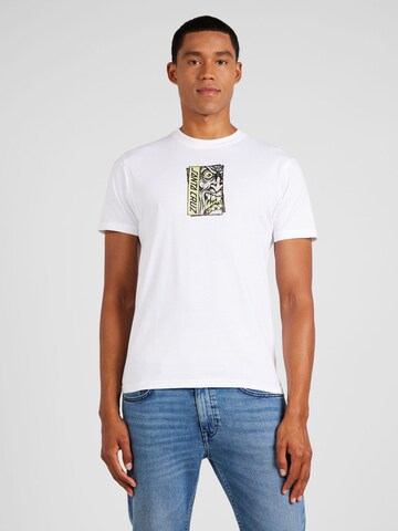 Santa Cruz Shirt 'Roskopp' in White: front