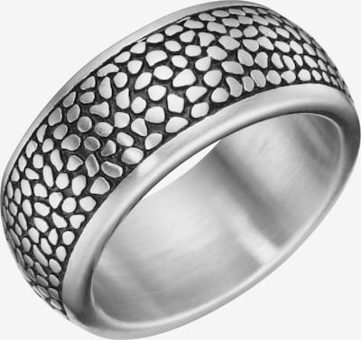 FIRETTI Ring in schwarz / silber, Produktansicht