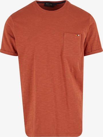 INDICODE JEANS - Camiseta 'Andorra' en naranja: frente