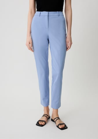 COMMA Tapered Bügelfaltenhose in Blau: Vorderseite