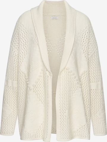 Cardigan LASCANA en blanc : devant