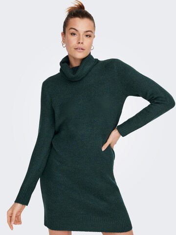 JDY Knitted dress 'ELANOR' in Green