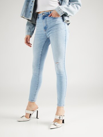 Skinny Jean 'SHAPE' ONLY en bleu : devant