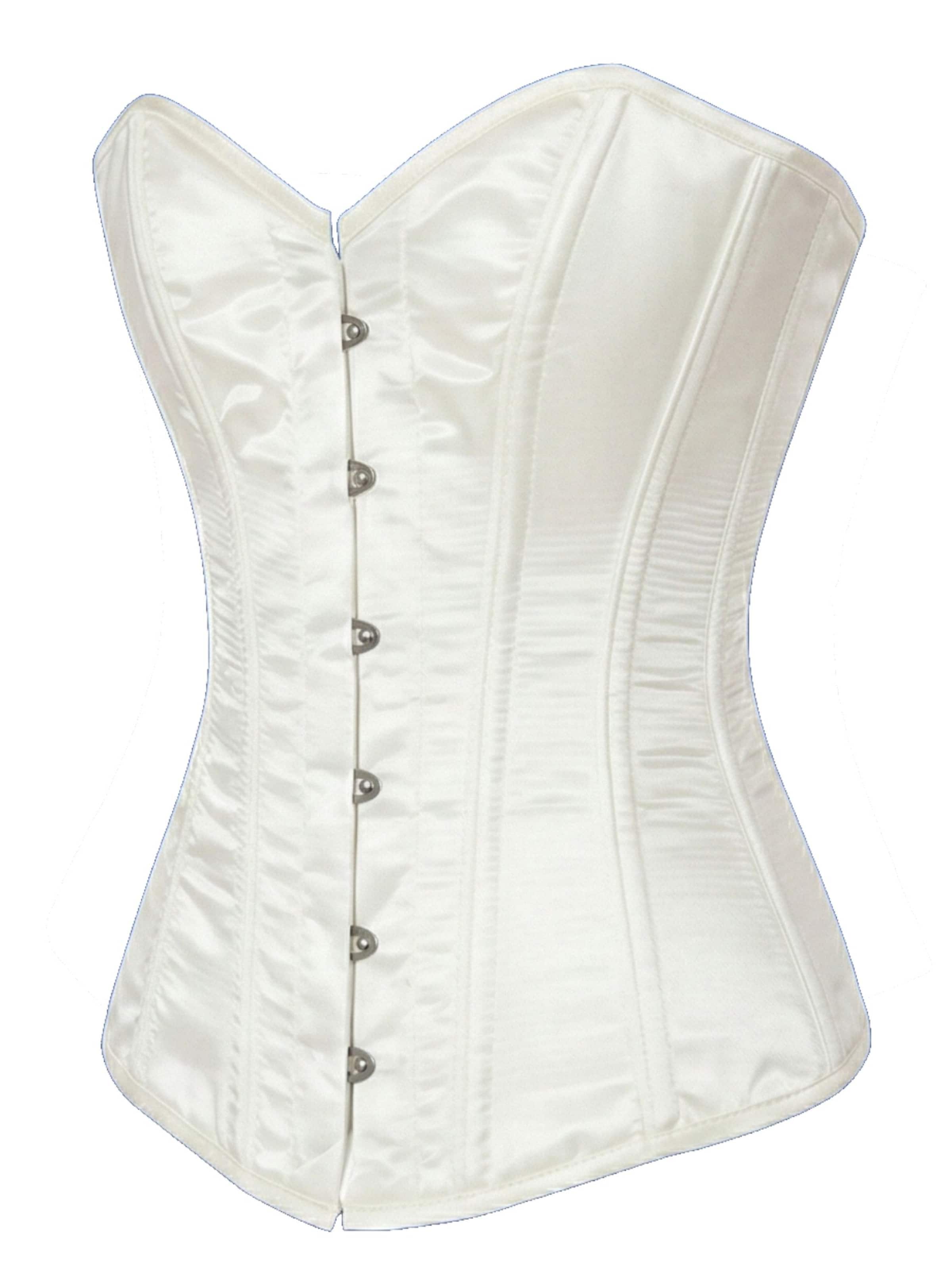fapedo Bodice 'Satin Vollbrust Korsett Corsage sx99' in Beige: front