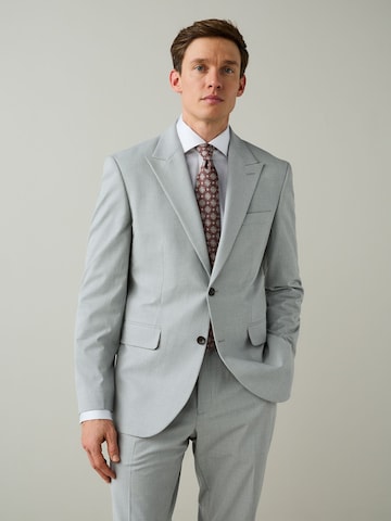 Coupe regular Veste de costume Next en gris : devant