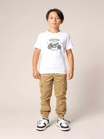 T-Shirt 'Road' Deeluxe en blanc