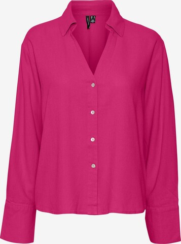 VERO MODA Blouse 'MYMILO' in Roze: voorkant