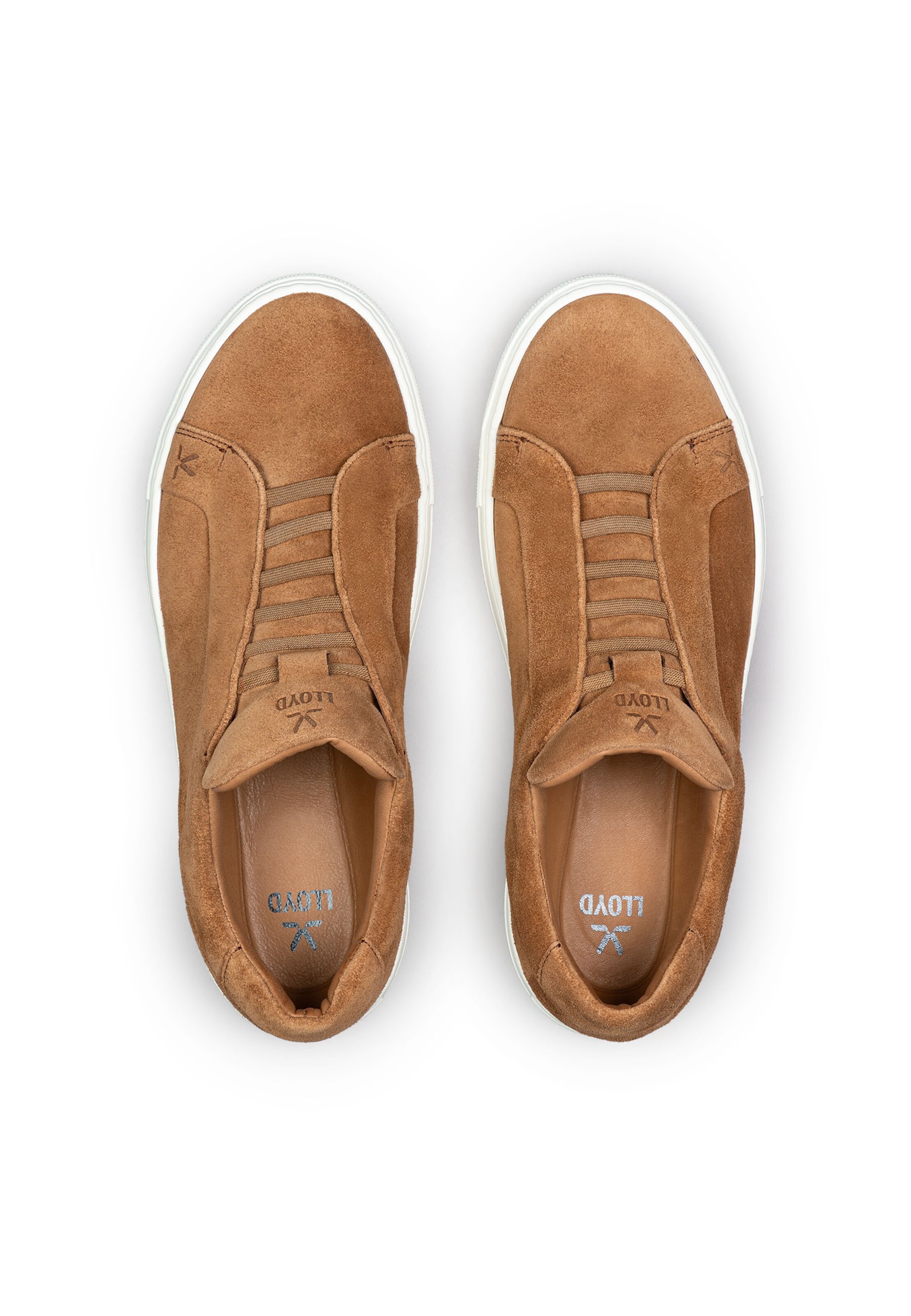 Baskets hautes LLOYD en marron