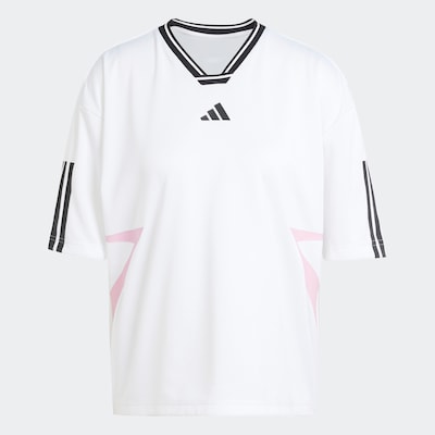 ADIDAS SPORTSWEAR Performance Shirt 'Tiro Q1' in Rose / Black / White, Item view