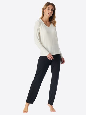 Chemise de nuit ' Mix Relax ' SCHIESSER en blanc