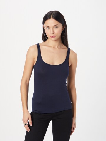 Tranquillo Top in Blau: Vorderseite