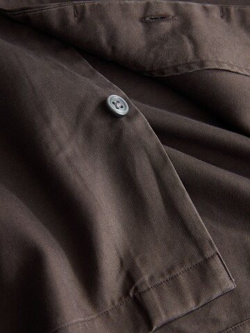 Next Comfort Fit Hemd in Braun